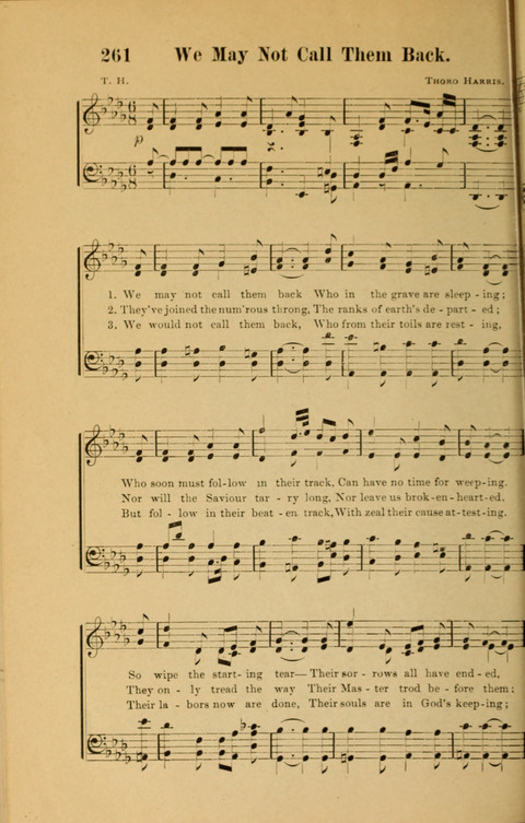 Echoes of Paradise: a choice collection of Christian hymns suitable for Sabbath schools and all other departments of religious work page 264