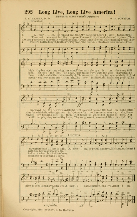 Echoes of Paradise: a choice collection of Christian hymns suitable for Sabbath schools and all other departments of religious work page 292