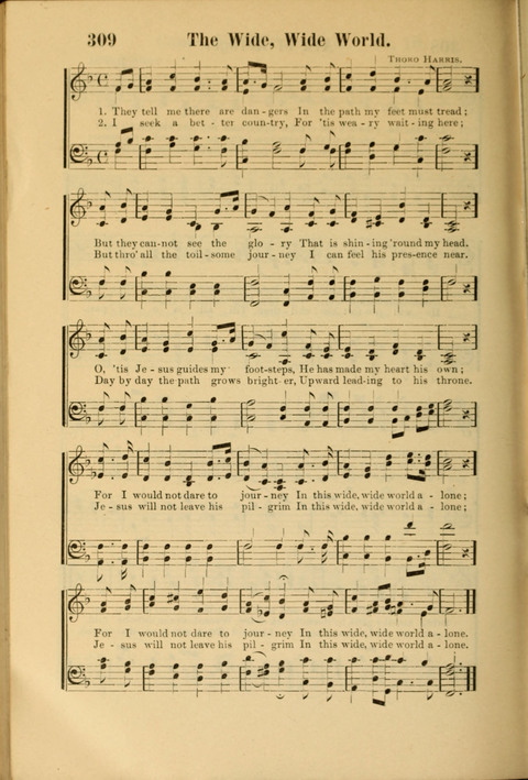 Echoes of Paradise: a choice collection of Christian hymns suitable for Sabbath schools and all other departments of religious work page 308