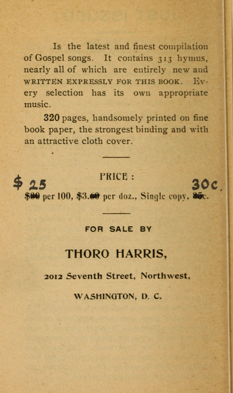 Echoes of Paradise: a choice collection of Christian hymns suitable for Sabbath schools and all other departments of religious work page 318