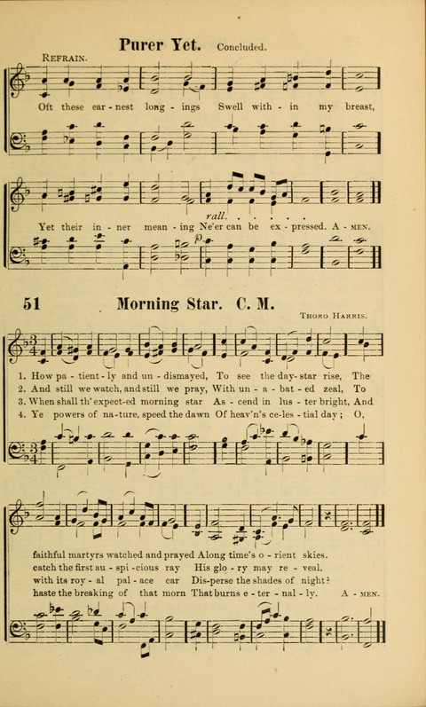 Echoes of Paradise: a choice collection of Christian hymns suitable for Sabbath schools and all other departments of religious work page 49