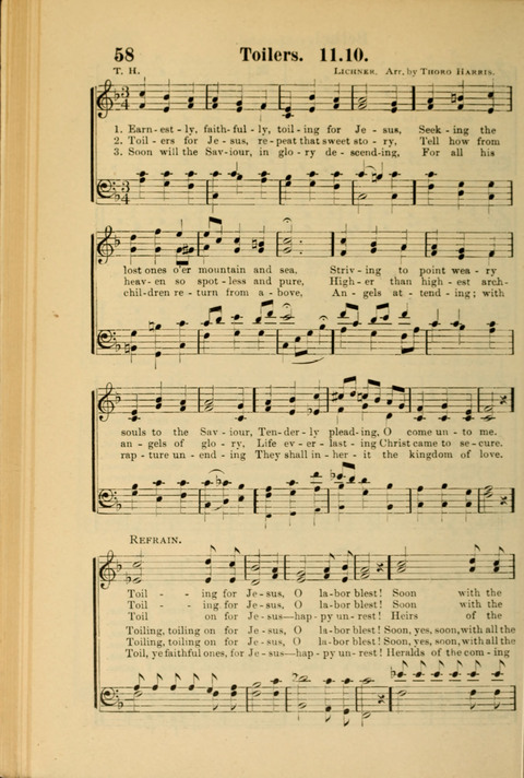 Echoes of Paradise: a choice collection of Christian hymns suitable for Sabbath schools and all other departments of religious work page 56