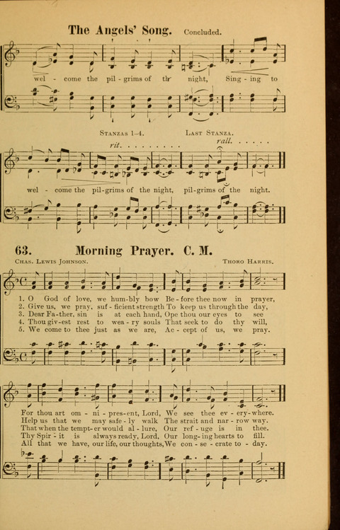 Echoes of Paradise: a choice collection of Christian hymns suitable for Sabbath schools and all other departments of religious work page 61