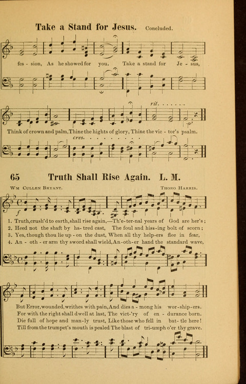 Echoes of Paradise: a choice collection of Christian hymns suitable for Sabbath schools and all other departments of religious work page 63