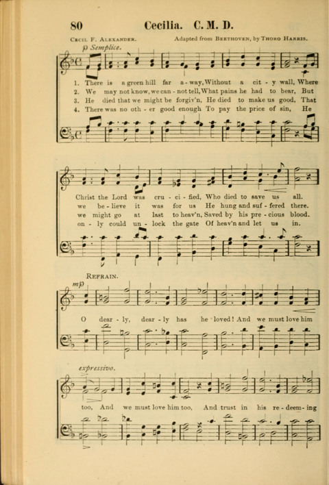 Echoes of Paradise: a choice collection of Christian hymns suitable for Sabbath schools and all other departments of religious work page 78