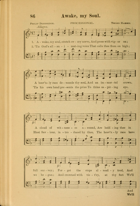 Echoes of Paradise: a choice collection of Christian hymns suitable for Sabbath schools and all other departments of religious work page 84