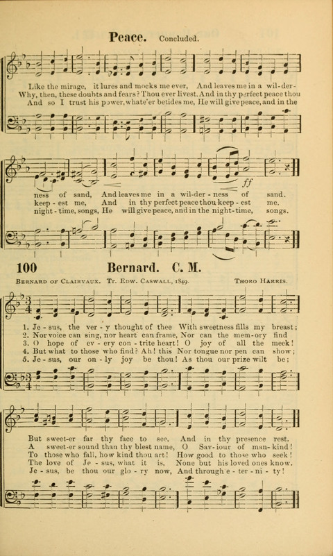 Echoes of Paradise: a choice collection of Christian hymns suitable for Sabbath schools and all other departments of religious work page 99