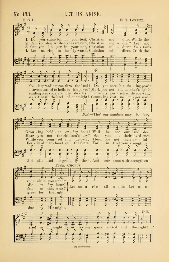 Exalted Praise: a twentieth century collection of sacred hymns for the church, Sunday school, and devotional meetings page 133