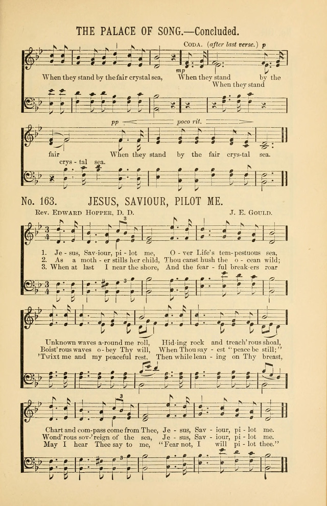 Exalted Praise: a twentieth century collection of sacred hymns for the church, Sunday school, and devotional meetings page 163