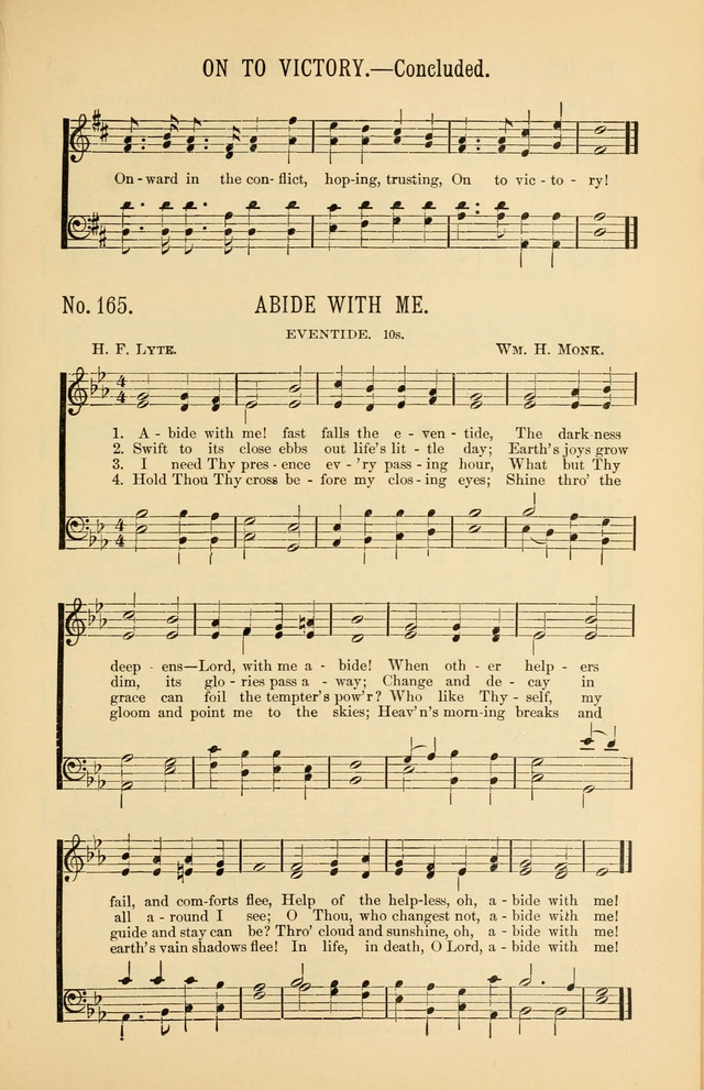 Exalted Praise: a twentieth century collection of sacred hymns for the church, Sunday school, and devotional meetings page 165