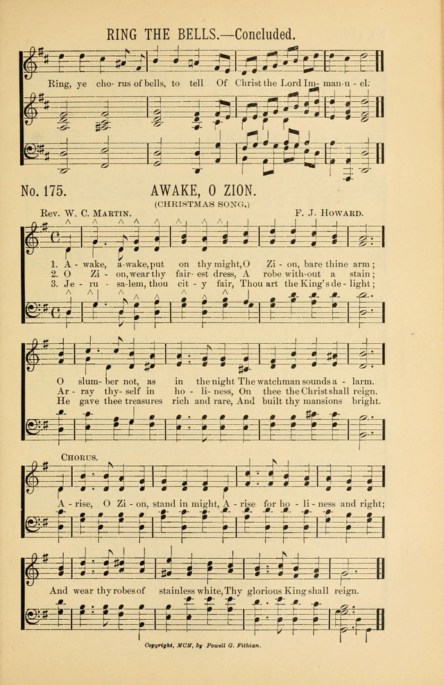 Exalted Praise: a twentieth century collection of sacred hymns for the church, Sunday school, and devotional meetings page 175