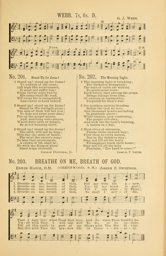 Exalted Praise: a twentieth century collection of sacred hymns for the church, Sunday school, and devotional meetings page 195