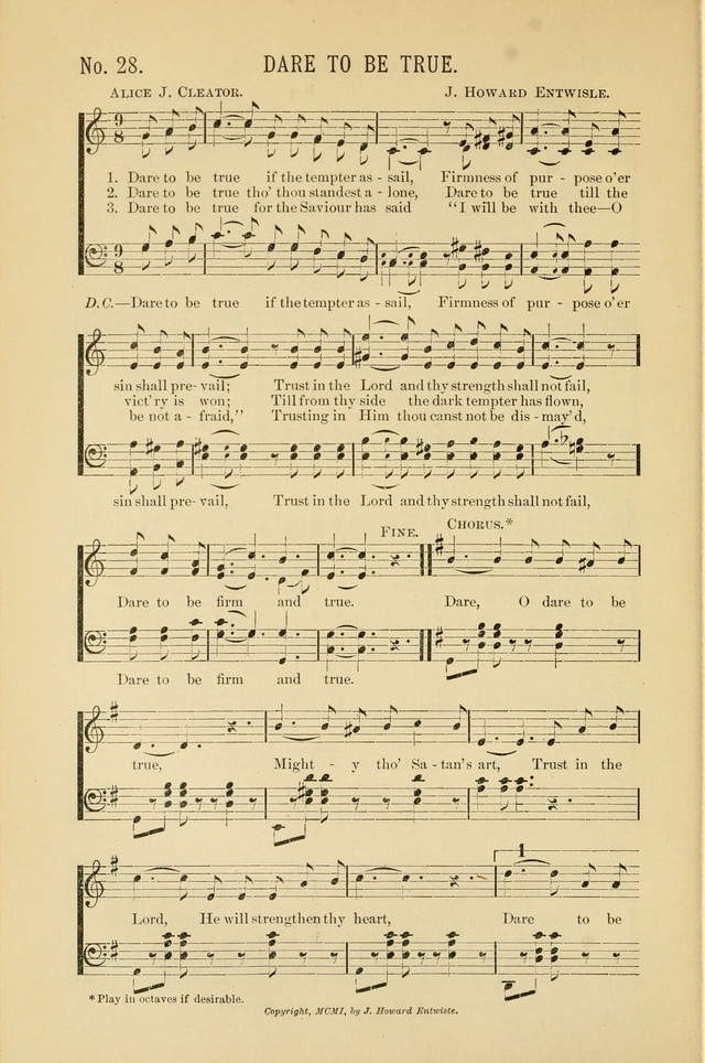 Exalted Praise: a twentieth century collection of sacred hymns for the church, Sunday school, and devotional meetings page 28