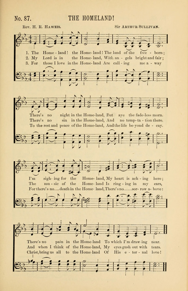 Exalted Praise: a twentieth century collection of sacred hymns for the church, Sunday school, and devotional meetings page 87