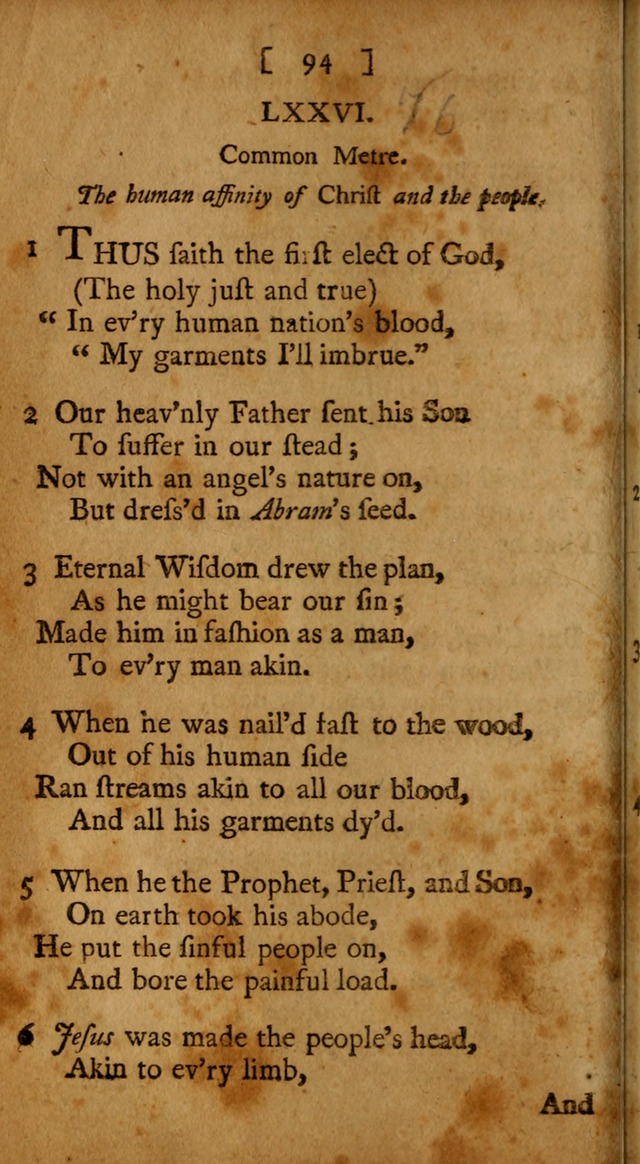 Evangelical Psalms, Hymns, and Spiritual Songs: selected from various authors; and published by a Committee of the Convention of the churches, believing in the restitution of all men... page 102