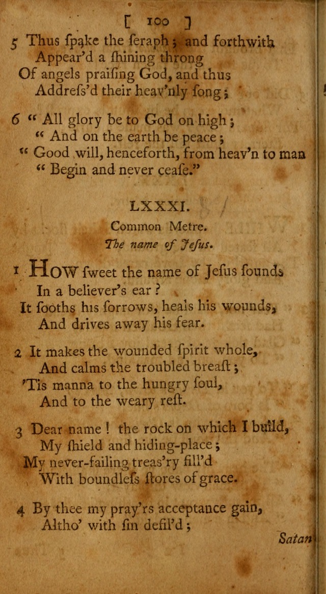 Evangelical Psalms, Hymns, and Spiritual Songs: selected from various authors; and published by a Committee of the Convention of the churches, believing in the restitution of all men... page 108