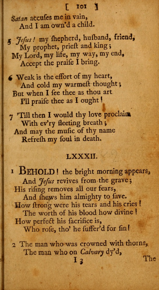 Evangelical Psalms, Hymns, and Spiritual Songs: selected from various authors; and published by a Committee of the Convention of the churches, believing in the restitution of all men... page 109