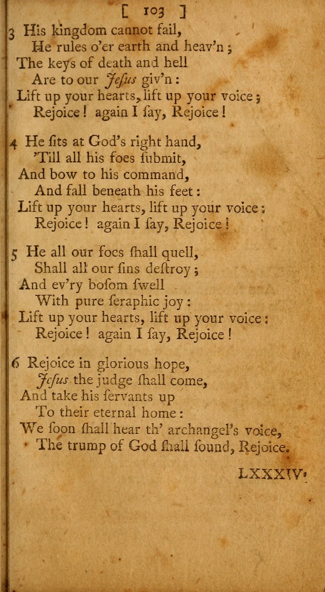 Evangelical Psalms, Hymns, and Spiritual Songs: selected from various authors; and published by a Committee of the Convention of the churches, believing in the restitution of all men... page 111