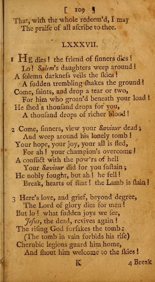 Evangelical Psalms, Hymns, and Spiritual Songs: selected from various authors; and published by a Committee of the Convention of the churches, believing in the restitution of all men... page 117