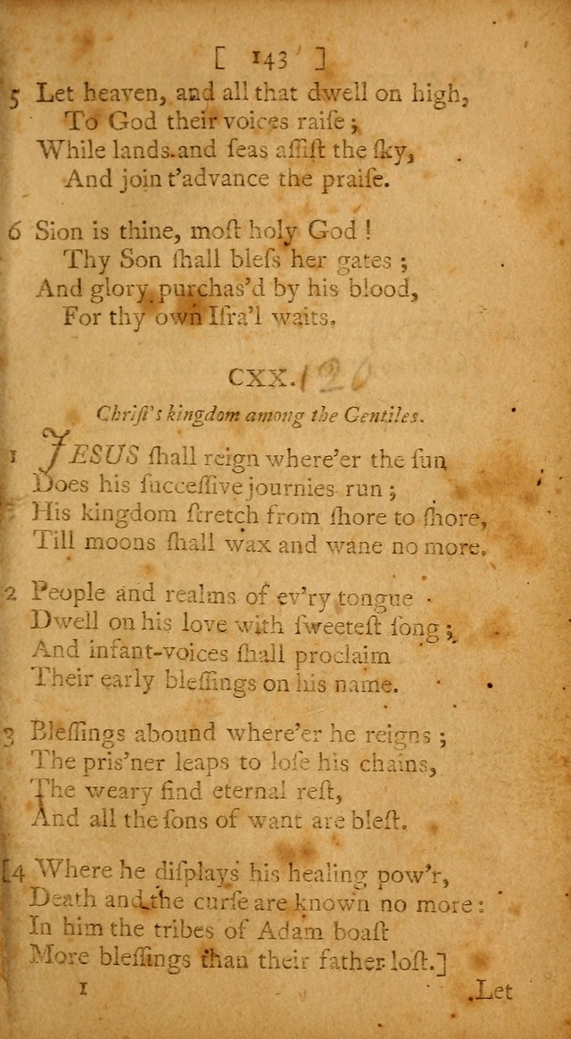 Evangelical Psalms, Hymns, and Spiritual Songs: selected from various authors; and published by a Committee of the Convention of the churches, believing in the restitution of all men... page 151