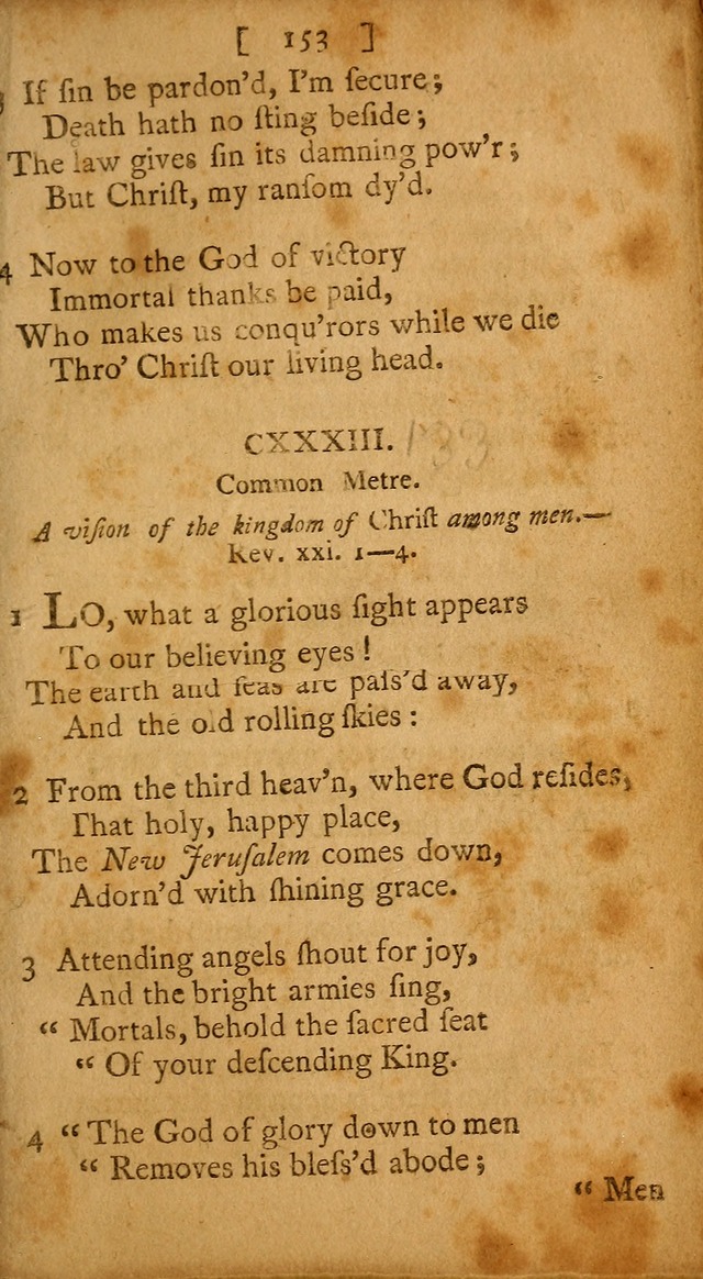 Evangelical Psalms, Hymns, and Spiritual Songs: selected from various authors; and published by a Committee of the Convention of the churches, believing in the restitution of all men... page 161