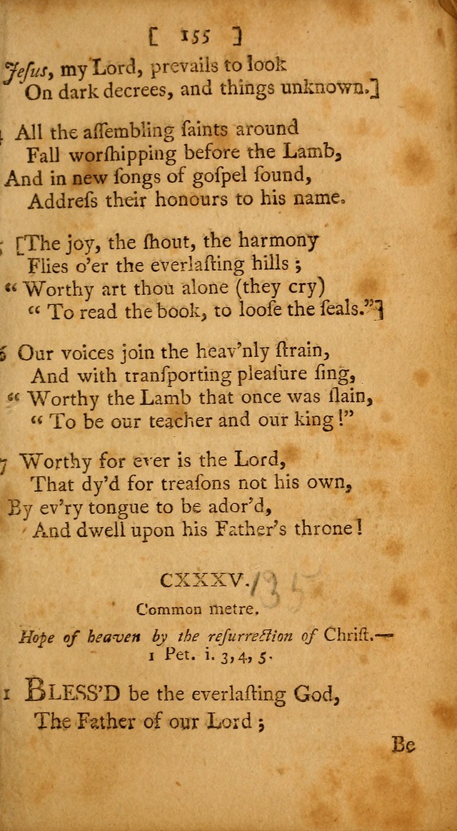 Evangelical Psalms, Hymns, and Spiritual Songs: selected from various authors; and published by a Committee of the Convention of the churches, believing in the restitution of all men... page 163