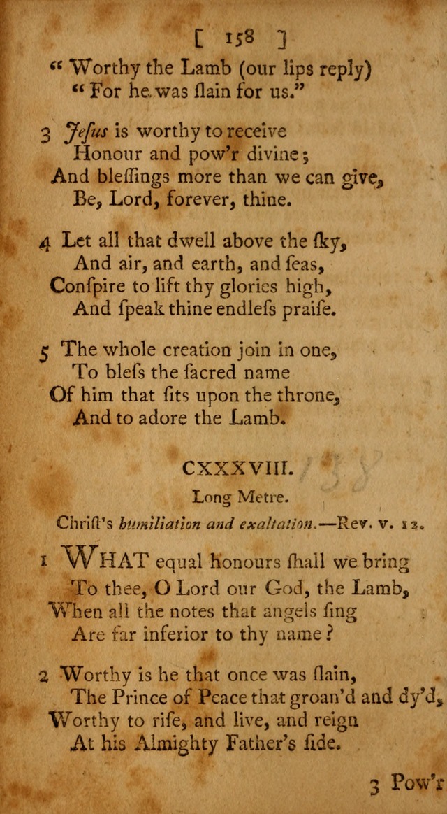 Evangelical Psalms, Hymns, and Spiritual Songs: selected from various authors; and published by a Committee of the Convention of the churches, believing in the restitution of all men... page 166