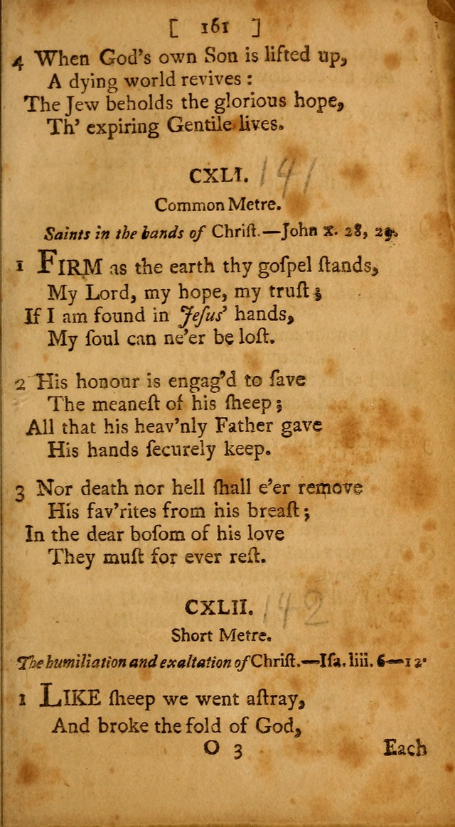 Evangelical Psalms, Hymns, and Spiritual Songs: selected from various authors; and published by a Committee of the Convention of the churches, believing in the restitution of all men... page 169