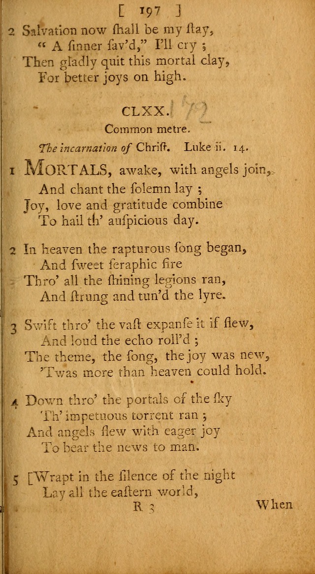 Evangelical Psalms, Hymns, and Spiritual Songs: selected from various authors; and published by a Committee of the Convention of the churches, believing in the restitution of all men... page 205