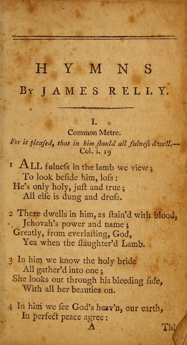 Evangelical Psalms, Hymns, and Spiritual Songs: selected from various authors; and published by a Committee of the Convention of the churches, believing in the restitution of all men... page 3