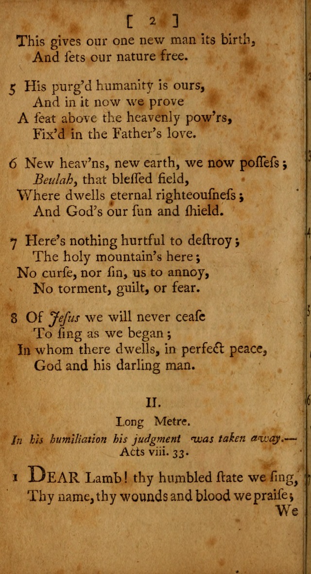 Evangelical Psalms, Hymns, and Spiritual Songs: selected from various authors; and published by a Committee of the Convention of the churches, believing in the restitution of all men... page 4