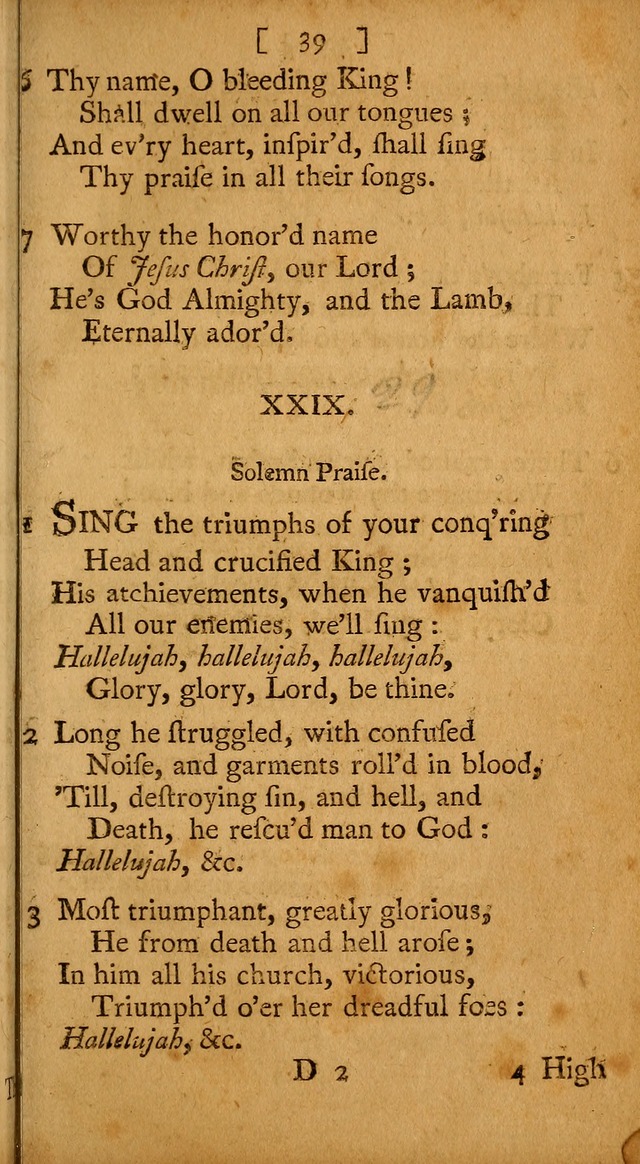 Evangelical Psalms, Hymns, and Spiritual Songs: selected from various authors; and published by a Committee of the Convention of the churches, believing in the restitution of all men... page 47