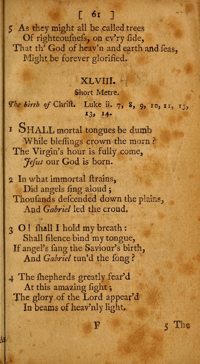 Evangelical Psalms, Hymns, and Spiritual Songs: selected from various authors; and published by a Committee of the Convention of the churches, believing in the restitution of all men... page 69