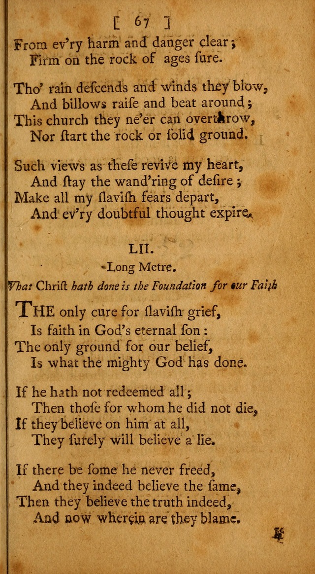 Evangelical Psalms, Hymns, and Spiritual Songs: selected from various authors; and published by a Committee of the Convention of the churches, believing in the restitution of all men... page 75