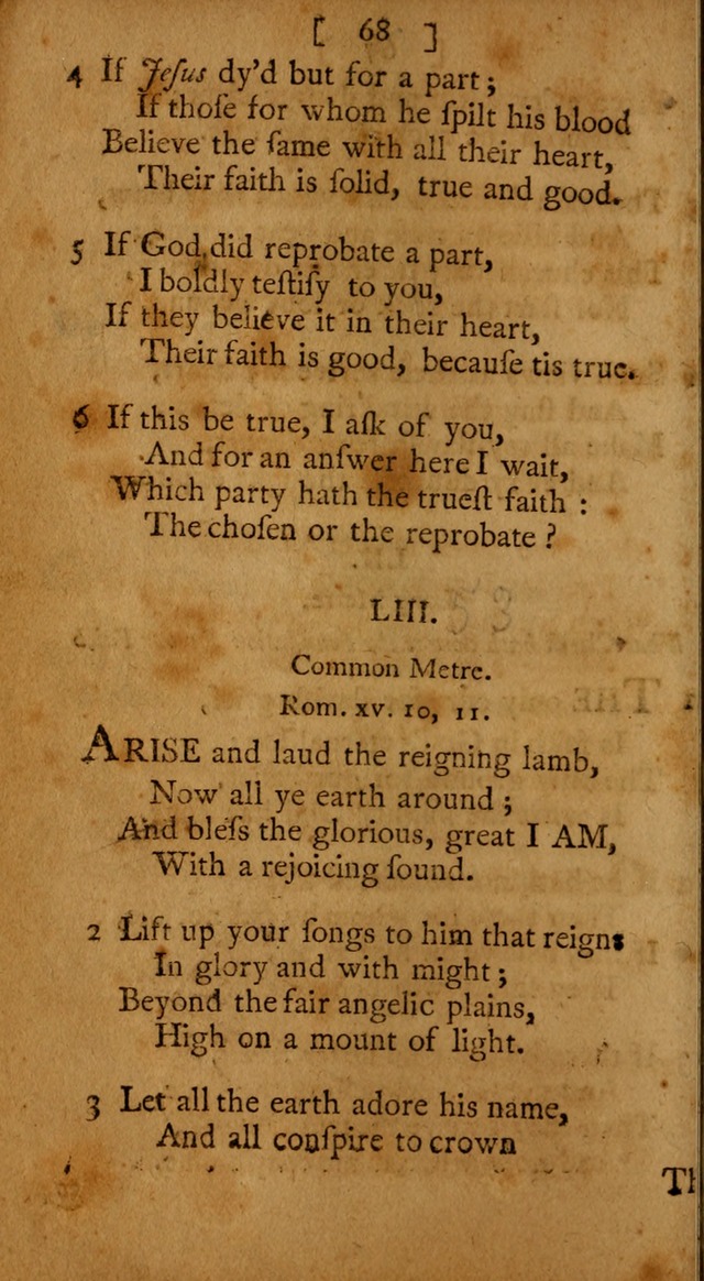 Evangelical Psalms, Hymns, and Spiritual Songs: selected from various authors; and published by a Committee of the Convention of the churches, believing in the restitution of all men... page 76