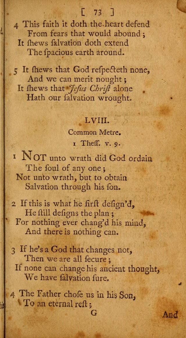 Evangelical Psalms, Hymns, and Spiritual Songs: selected from various authors; and published by a Committee of the Convention of the churches, believing in the restitution of all men... page 81