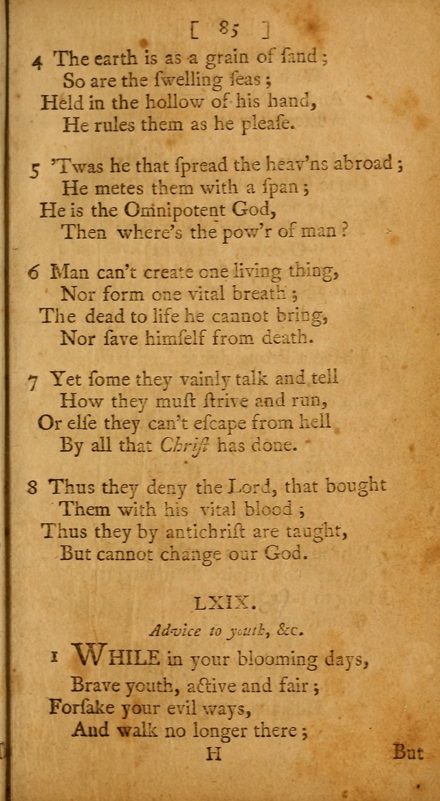 Evangelical Psalms, Hymns, and Spiritual Songs: selected from various authors; and published by a Committee of the Convention of the churches, believing in the restitution of all men... page 93