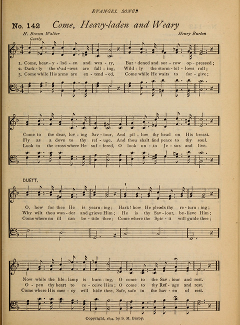 Evangel Songs: words and music, suitable for all services of sacred song page 117