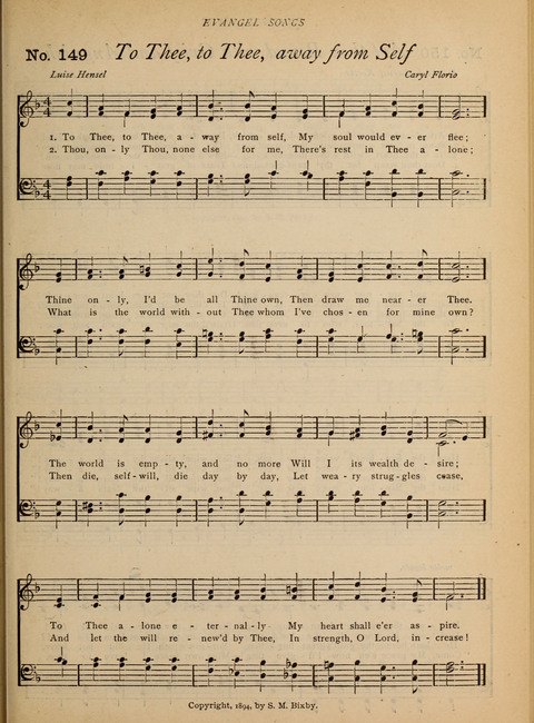 Evangel Songs: words and music, suitable for all services of sacred song page 123