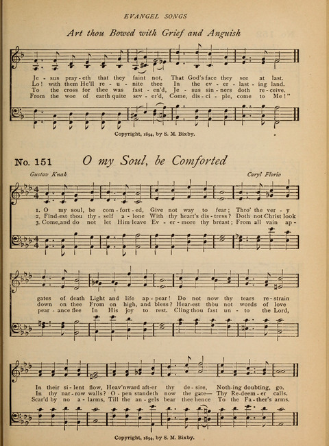 Evangel Songs: words and music, suitable for all services of sacred song page 125