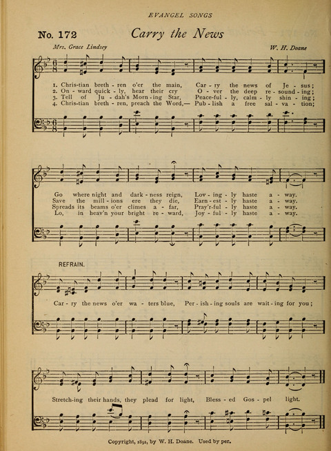 Evangel Songs: words and music, suitable for all services of sacred song page 142