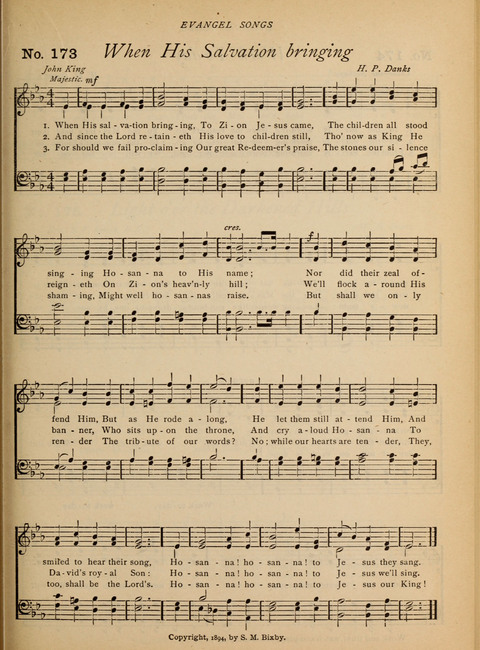 Evangel Songs: words and music, suitable for all services of sacred song page 143