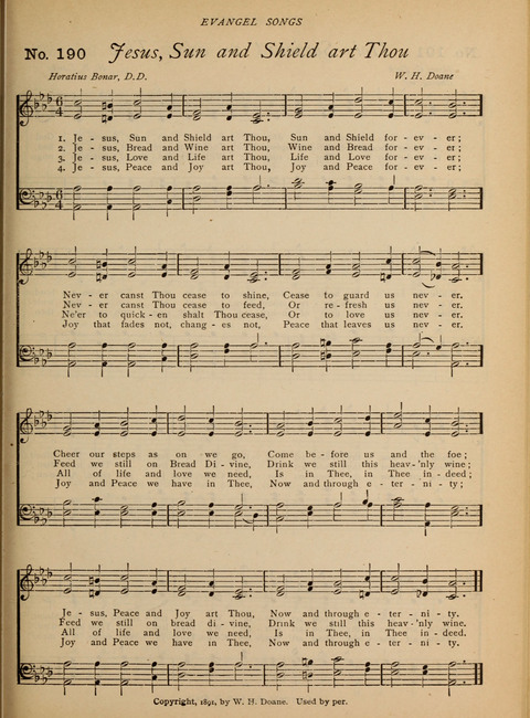 Evangel Songs: words and music, suitable for all services of sacred song page 157