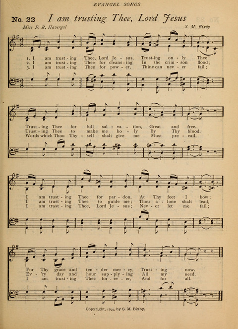 Evangel Songs: words and music, suitable for all services of sacred song page 17