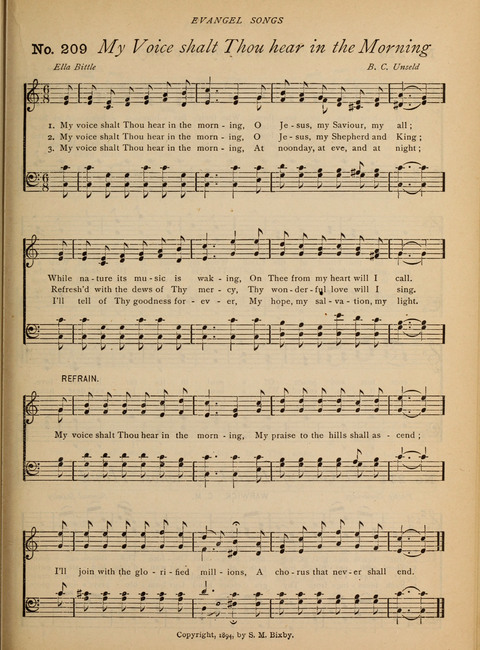 Evangel Songs: words and music, suitable for all services of sacred song page 173