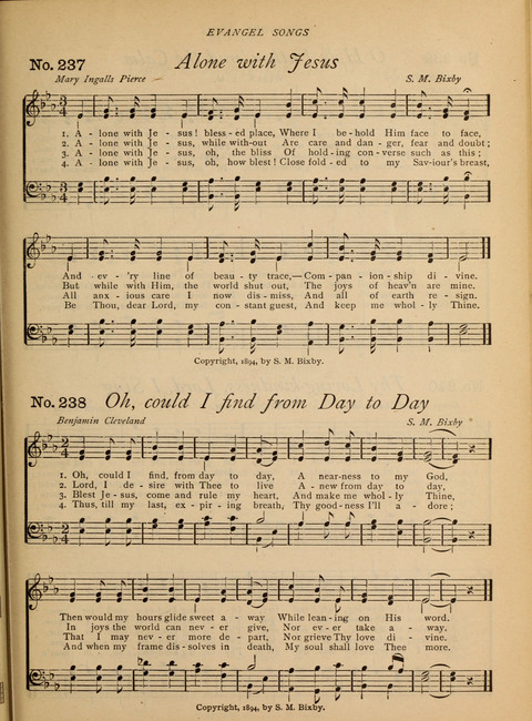 Evangel Songs: words and music, suitable for all services of sacred song page 193