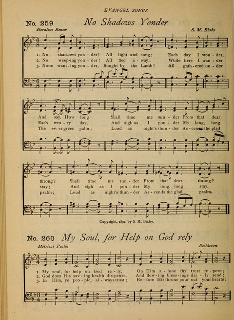 Evangel Songs: words and music, suitable for all services of sacred song page 208