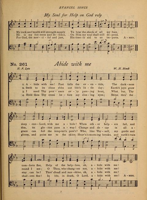 Evangel Songs: words and music, suitable for all services of sacred song page 209