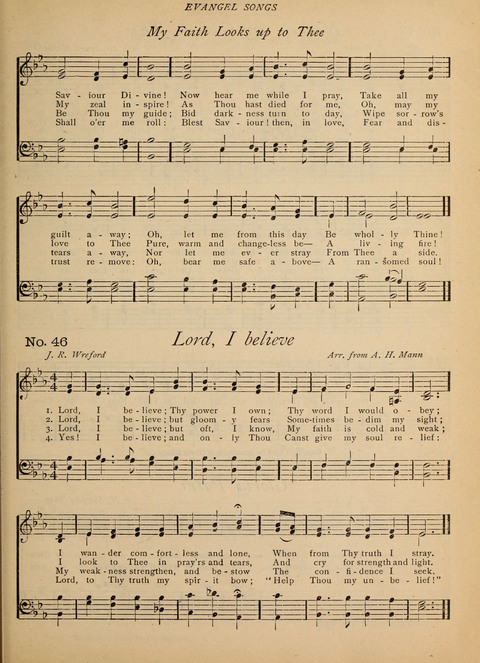 Evangel Songs: words and music, suitable for all services of sacred song page 37