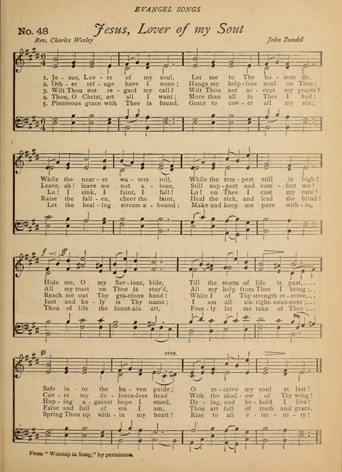 Evangel Songs: words and music, suitable for all services of sacred song page 39